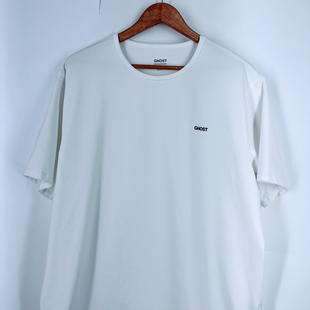Ghost Golf Mens White Performance Short Sleeve Logo T-Shirt Size XXL - Picture 3 of 13